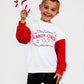 Christmas Color Block Crewneck