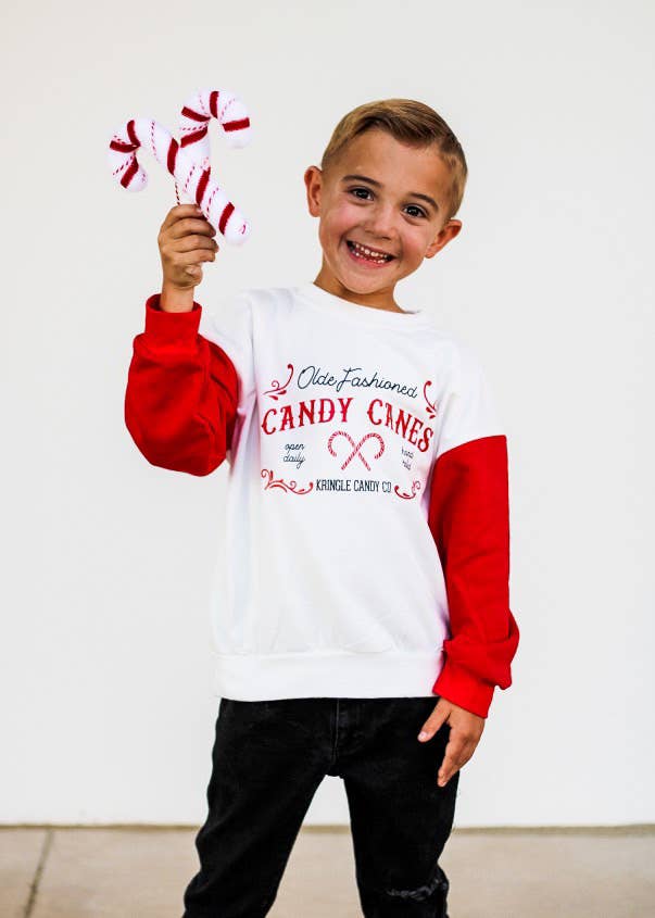 Christmas Color Block Crewneck