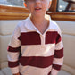 Child Rugby Sweatshirt | Deep Cranberry