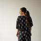 Women's Bamboo Crop Tee Lounge Set | Midnight Skelly