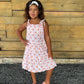 Teddy Tulips Tier Twirl Dress
