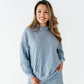Harbor Stripe Adult Hooded Sweatshirt