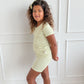 Green Stripe Short Set