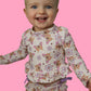 BLOSSOMIN’ BUTTERFLY DREAM 2-PIECE RASH GUARD RUFFLE SWIM SUIT