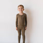 Bamboo Two Piece Pajamas | Olive Green
