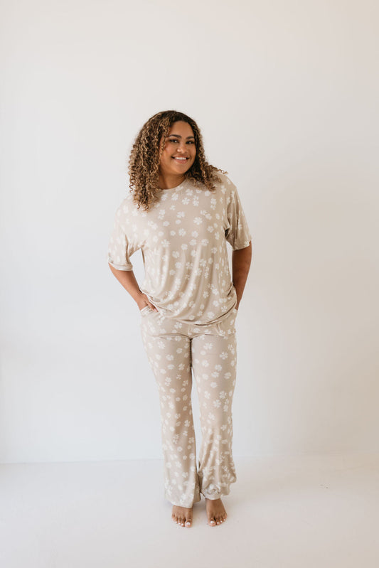 Short Sleeve Women's Bamboo Pajamas | Lazy Daisy