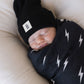 Muslin Swaddle | Midnight Lightning Bolt