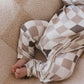 Plush Blanket | Cream Checkerboard