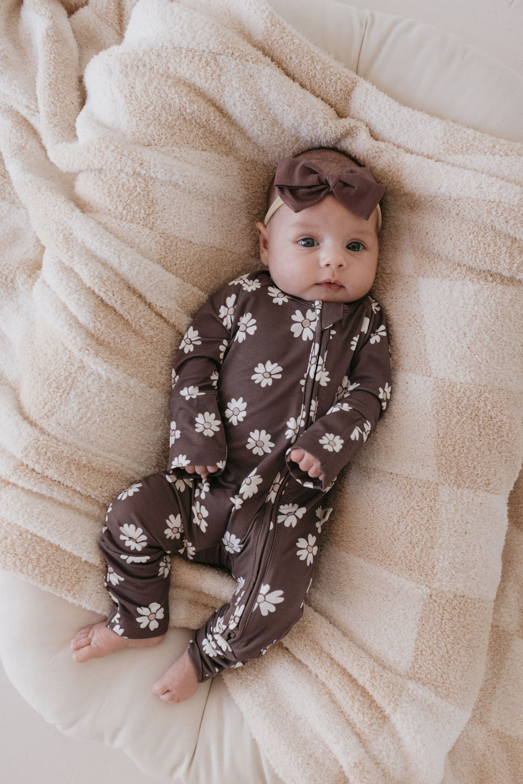 Bamboo Zip Pajamas | Midnight Meadow
