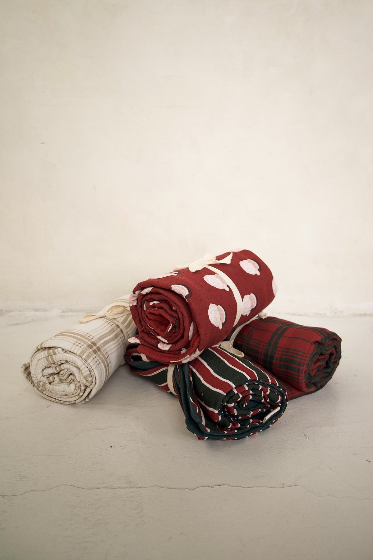 Muslin Quilt | Holiday Stripe