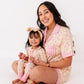 Buttercream Blossoms Adult Button Up Short Set