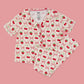 CHERRY BOW BERRY DREAM GIRL'S FLARE SET