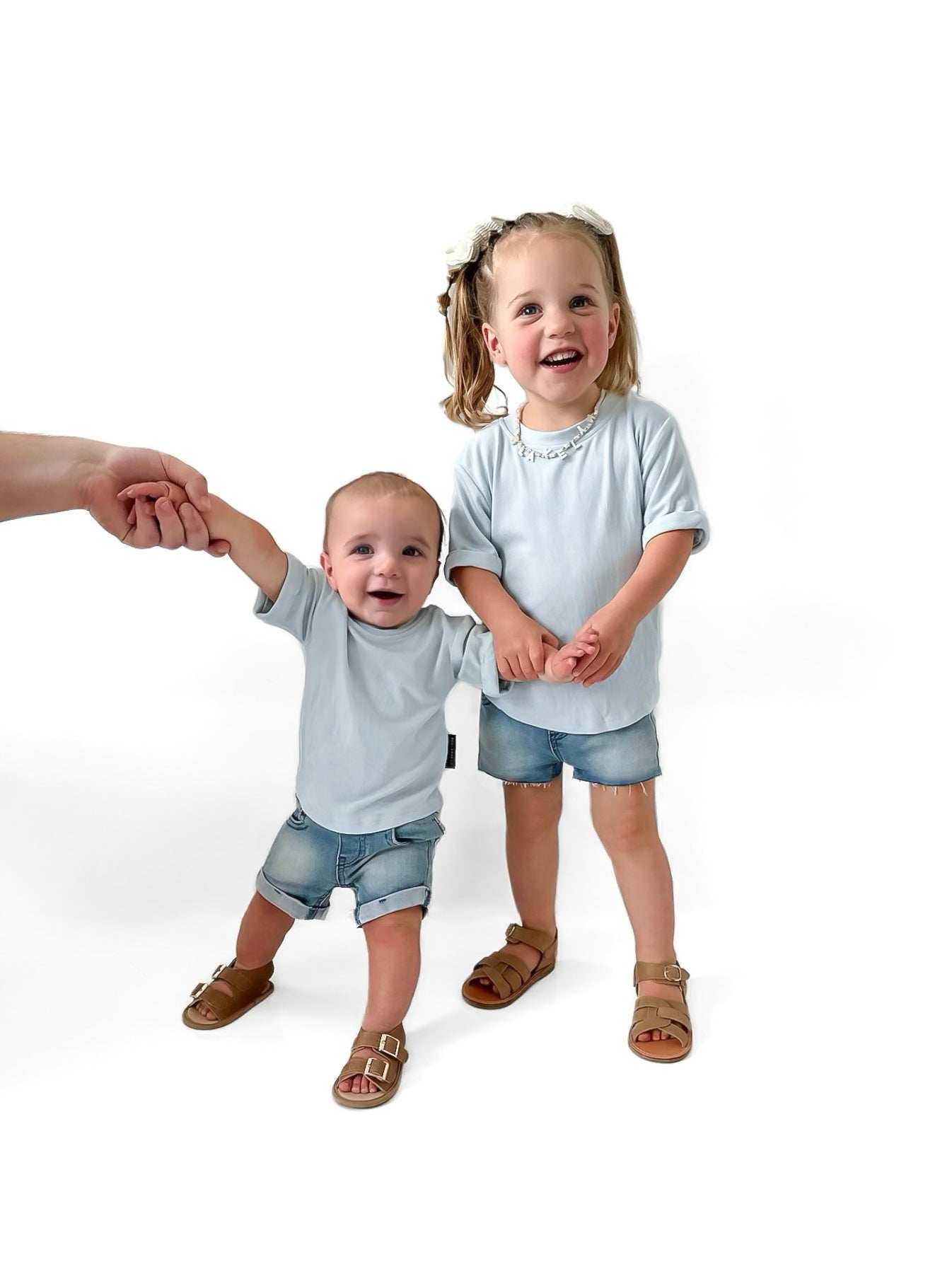 BAMBOO LUXE TEE - SKY