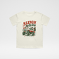 SLEIGH ALL DAY TODDLER CHRISTMAS MONSTER TRUCK TEE - BEIGE