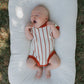 Knit Romper | Picnic Pinstripe