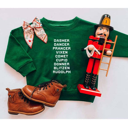 Reindeer Names Sweatshirt