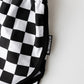 AK checker track shorts