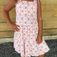 Teddy Tulips Tier Twirl Dress
