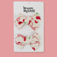 CHERRY BOW BERRY DREAM BOW HAIR CLIPS