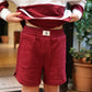 Child Terry Shorts | Deep Cranberry