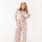 Autumn Ribbons Wide Leg Romper