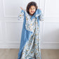 Jet Blue Skies Cloud Quilted Blanket