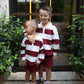 Child Rugby Sweatshirt | Deep Cranberry
