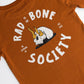 Rad to the Bone-AK Graphic Rust Bamboo Tee