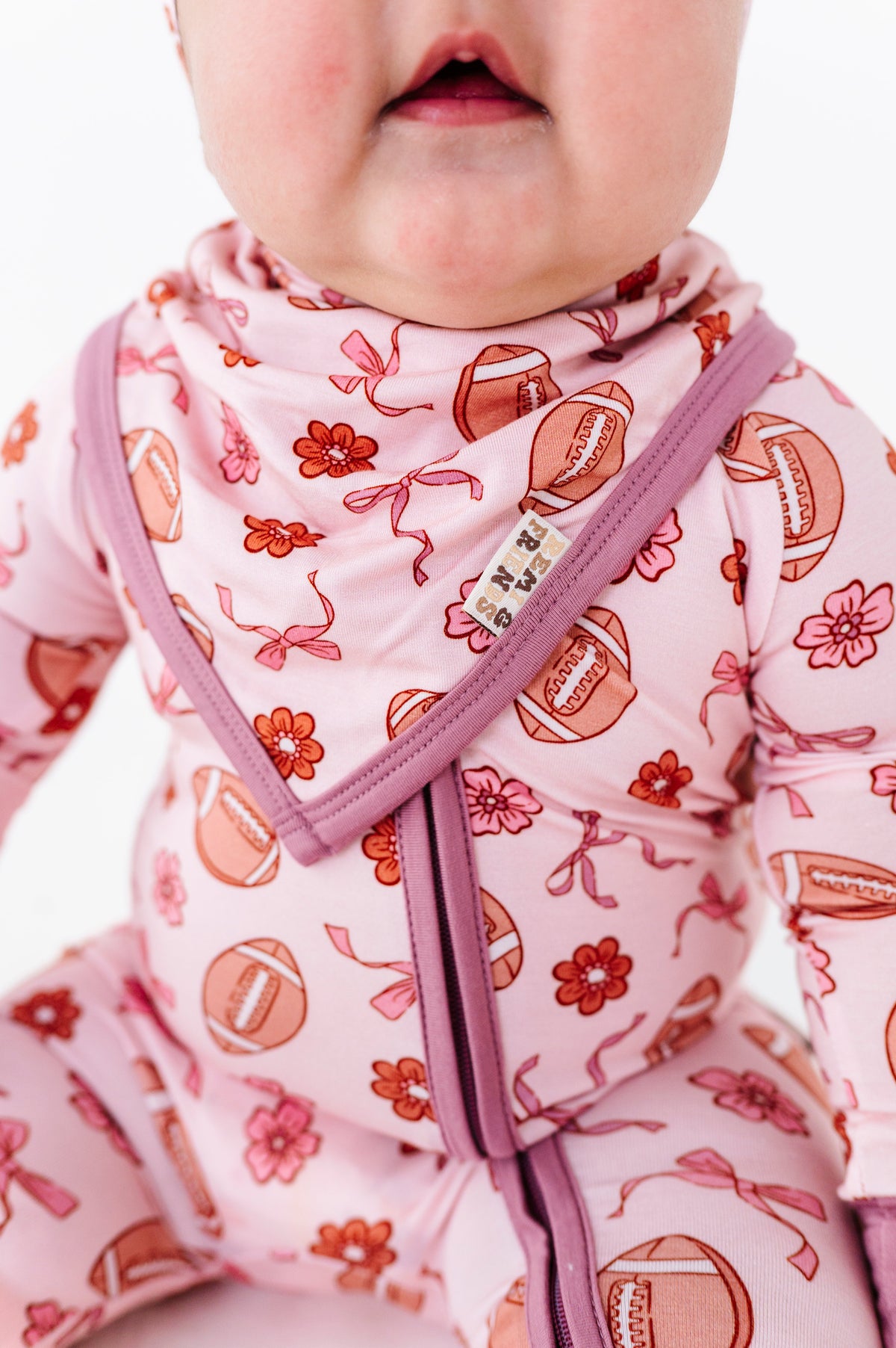 Friday Night Florals Bandana Bib