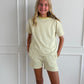 Green Stripe Terry Set