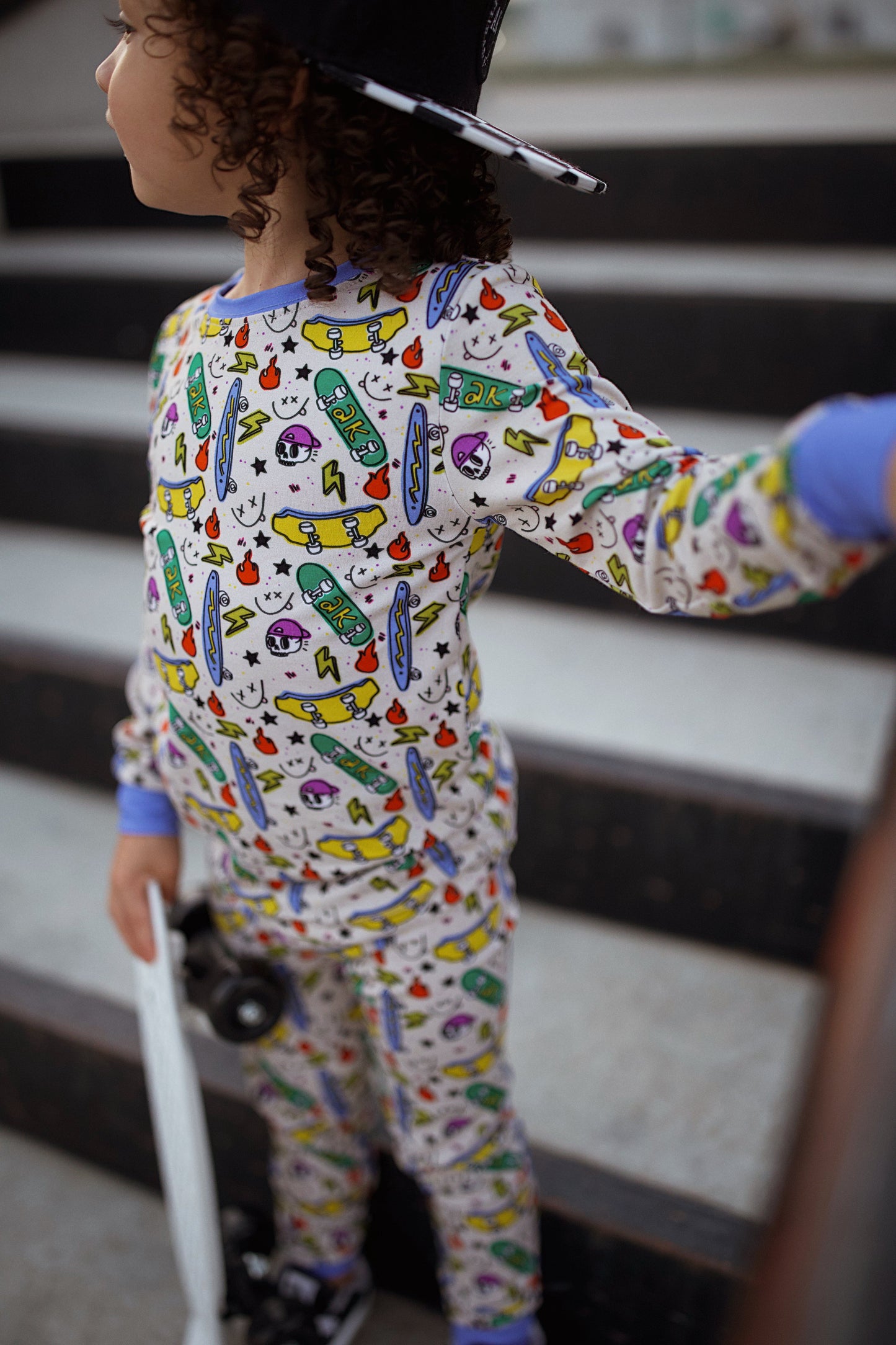 Skate & Snooze-AK Dreamers Bamboo zipper PJ’s