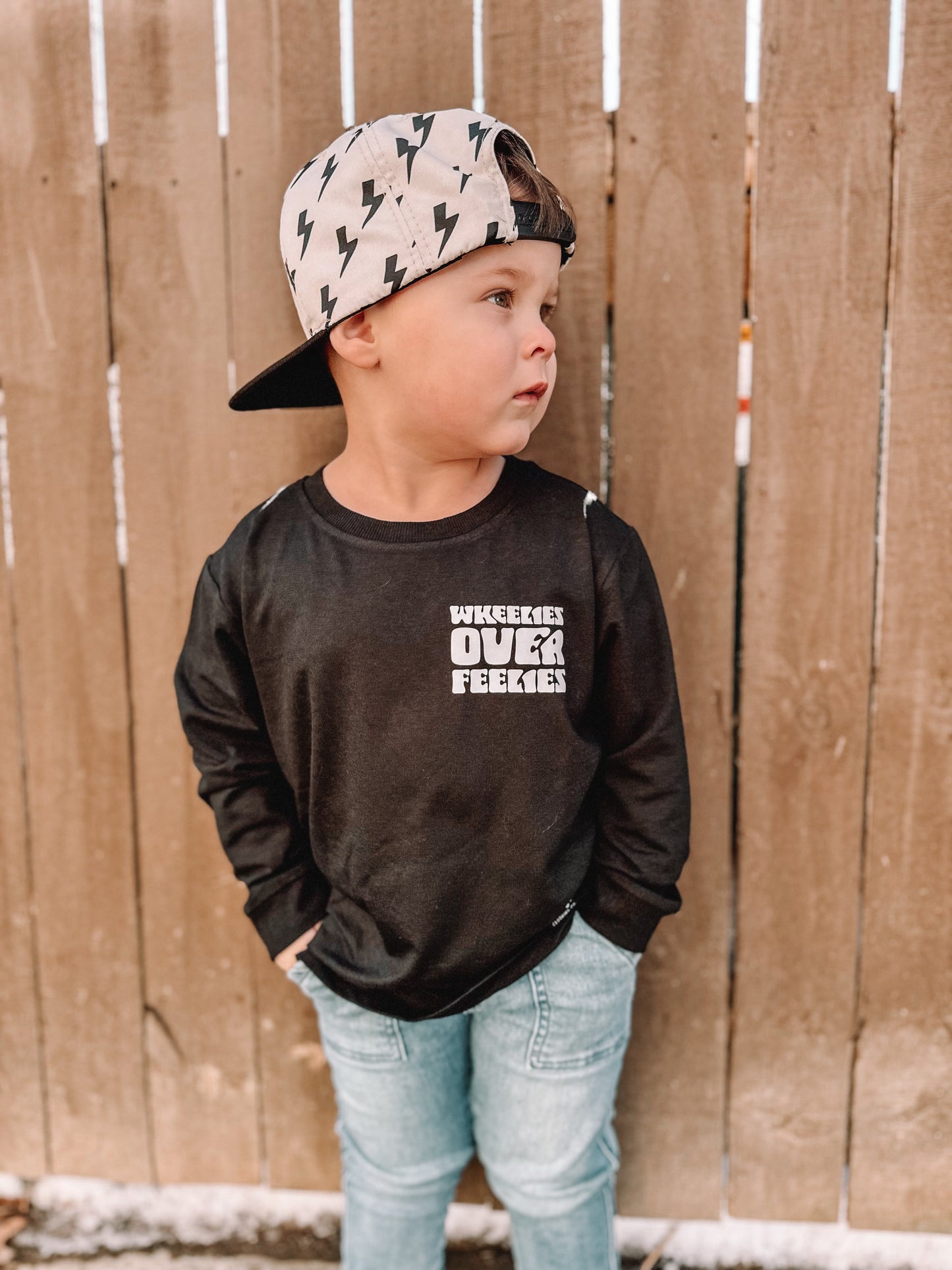 Wheelies-Long sleeve graphic