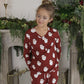 Youth Flare Bamboo Pajamas | Vintage Santa