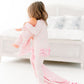 Georgia Checkerboard Ruffle Bamboo Blanket