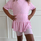 Pink Peplum Set