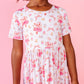 When Pigs Fly Short Sleeve Ruffle Dress