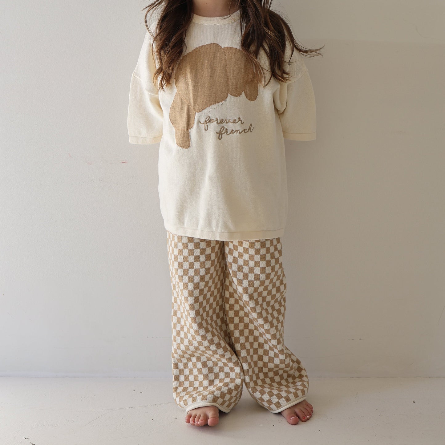 Knit Pant Set | Croissants