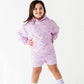 Lilac Petals Kids Hooded Sweatshirt