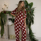 Women's Boxy Tee Lounge Set | Vintage Santa