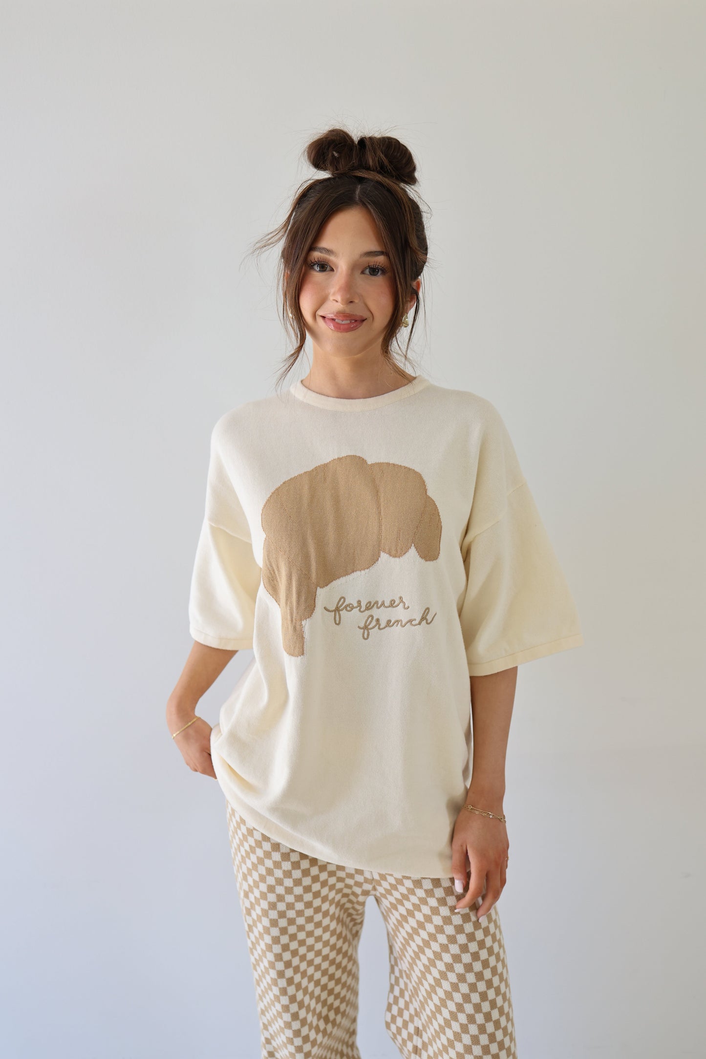 Women's Knit Pant Set | Croissants