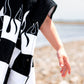 Checker Flame Hooded Towel
