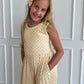 Yellow Polka Dot Tank Wide Leg Romper