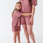 Mesa Drawstring Waffle Knit Set