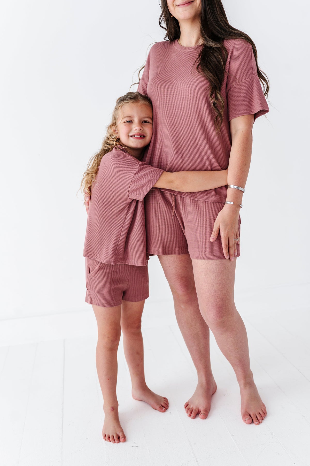 Mesa Drawstring Waffle Knit Set