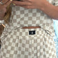 Women's Boxy Tee Lounge Set | Checkerboard