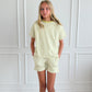 Green Stripe Terry Set
