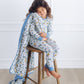 Jet Blue Skies Cloud Quilted Blanket