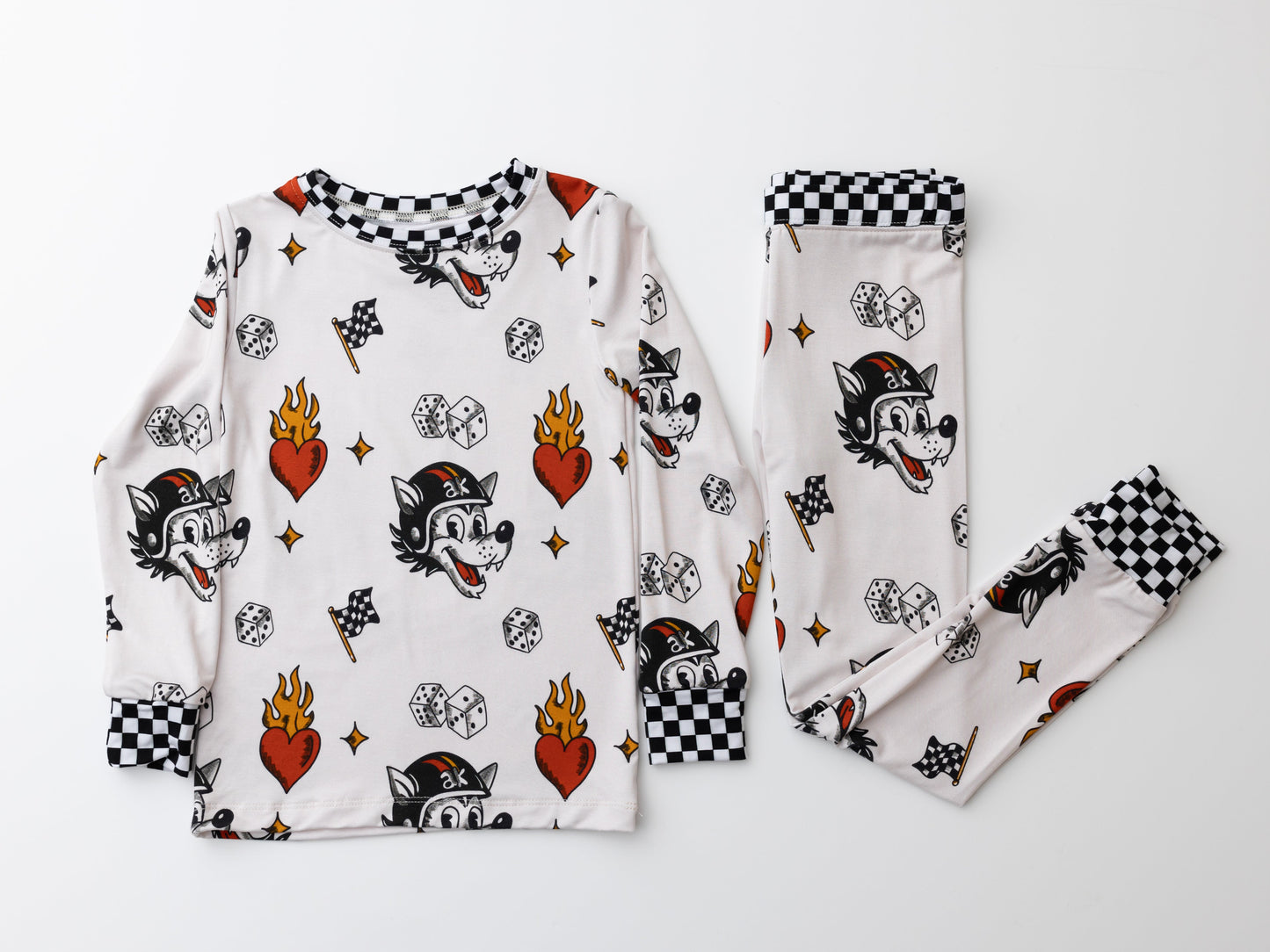 Wild at heart-AK Dreamers Bamboo 2PC PJ’s