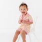 Buttercream Blossoms Button Up Short Set