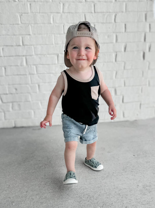 Beach Basics Tank Onyx w/ Sand